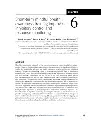 Moe.gov.ir is tracked by us since february, 2013. Pdf Short Term Mindful Breath Awareness Training Improves Inhibitory Control And Response Monitoring