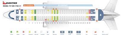 Seat Map Boeing 737 800 Qantas Airways Best Seats In The Plane