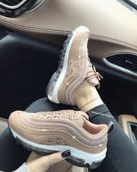 Nike Air Max 97 Black And Rose Gold Swarovski Crystals Custom Nike Air Max 97 Desert Dust Sneakers Etsy Nike Shoes Air Max Nike Air Shoes Fresh Shoes