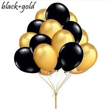 Black And Gold Balloon Border Design Pin On Myles Graduation Party