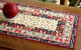 Gingerbread Table Runner Quilted Christmas Table Runner Etsy Quilted Table Runners Christmas Table Toppers Patchwork Table Runner