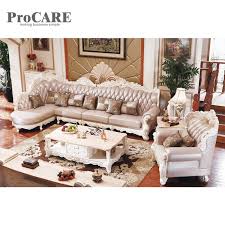 These are wooden sofa sets for living room, mostly found in asian homes. Modern Italian Style Corner Wooden Sofa Set Designs A951b Living Room Sofas Aliexpress