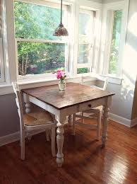 Round tables are ideal for small kitchen spaces because. The Petite Farmhouse Table Handmade With Reclaimed Barn Wood With Optional Drawer Farmhouse Kitchen Tables Farmhouse Dining Farmhouse Table