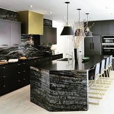 Black And Gold Kitchen Interior Black Gold Glam Image Via Susanstraussdesign Modern Interior Interi Luxury Kitchen Design Home Decor Kitchen Interior Design Kitchen