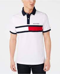 Explora lo último en camisas tommy hilfiger para hombre. Tommy Hilfiger Men Custom Fit Logo Graphic Polo Tommy Hilfiger Man Shirts Macys Fashion