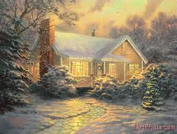 3.2 out of 5 stars. Thomas Kinkade Christmas Cottage Painting Christmas Cottage Print For Sale