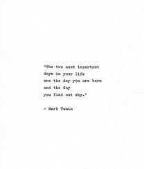 Mark Twain Hand Typed Motivational Quote Two Important Etsy Philosophy Quotes Words Quotes Senior Quotes