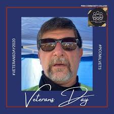Thank you for your service Mark Juzwiak. Mark is with the PCC IT Dept and a  retired Soldier. #VeteransDay2020 #USARMY #PCCMILVETS