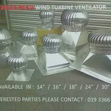 It is manufactured using material imported from taiwan. Lian Hong Venture Trading Wind Turbine Roof Ventilator Malaysia Ventilating Equipment Manufacturer In Bandar Pinggiran Subang