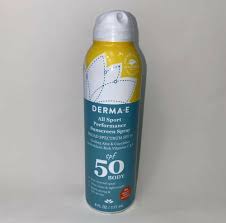 Derma E Sport Performance Sunscreen Spray Spf 50 Body Non Aerosol 6oz Exp 5 2021 Ebay In 2021 Sport Performance Spf 50 Spf