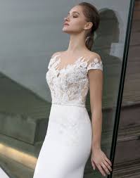 Beth The Gorgeous Beth Wedding Dress Is The Perfect Combination Of Crepe And Bridal Lace Creating A Modern Wedd Wedding Dresses Dresses Wedding Dresses Lace