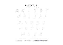 Tracing Alphabet Charts Tag Alphabet Chart Net