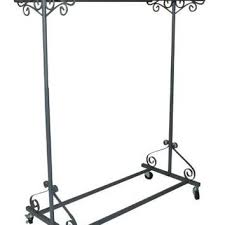 Clothing rack, kids room decor, nursery organization, kids clothes storage, folds up, 48x26 inch tall clothes rack with fabric storage shelf. Decorative Garment Rack Off 72