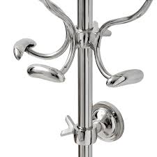 The fox has a beautiful coat.; Chrome Wall Mounted Hat And Coat Hanger Monty S Home Limited