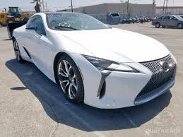 Used 2018 lexus lc 500 with rwd, sport package, navigation system, keyless entry, leather seats, bucket seats, alloy wheels, lane departure warning, heated mirrors. Lexus Lc 500 2019 White 5 0l 8 Vin Jthhp5ay3ka006256 Free Car History