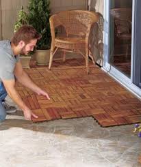 Wood Pavers Tiles Interlocking 12 X 12 Set Of 10 Patio Deck Porch Floor New Wood Patio Paver Patio Patio Pavers Design