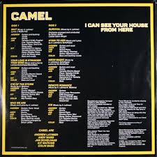 Cover artwork faithfully replicates original one. Camel I Can See Your House From Here Lp For Sale