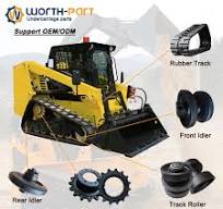 Factory Price Compact Track Loader Rubber Track Sprocket Track Bottom  Roller Front Idler Rear Idler Undercarriage Parts