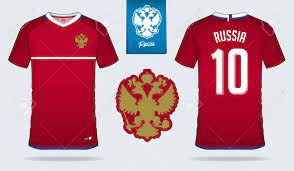 Russian footballers chimed into the brouhaha as well, offering ukraine advice as to what the footballers' uniform should really look like. Soccer Jersey Or Football Kit Template Design For Russia National Royalty Free Cliparts Vectors And Stock Illustration Image 105024850