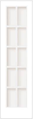 Milette Interior French Door Primed With 10 Lites Clear Glass 24 Inches X 80 Inches The Home Depot Canada French Doors Interior French Doors Doors Interior