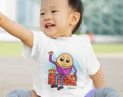 Humpty Dumpty Cute Baby Tshirt, Fun Rhymes Tees for Baby, Toddler, Girls,  Boys, Gender Neutral Gifts for Baby Showers, Birthdays.