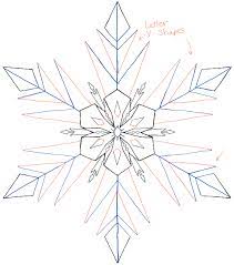 Definitely an easier rendition compared to the previous approach. Step09 Disney Frozen Snowflake Snowflakes Drawing Frozen Movie Frozen Painting