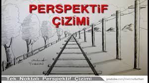 Perspektif Cizimi Nasil Yapilir Tek 1 Nokta Perspektif How To Draw I Perspektif Cizim Gorsel Sanatlar