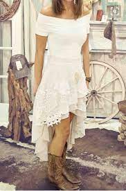 Simple Wedding Dresses High Low Country Dresses Maxi Dress Wedding
