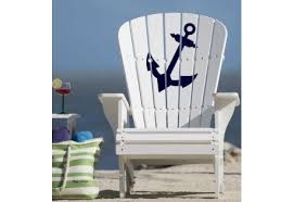Anchor Adirondack Chair Pool Chair Outdoor Chairs Adirondack Chairs Painted Adirondack Chair