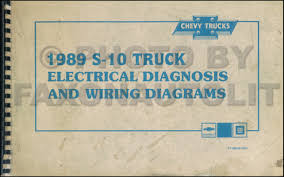 98 chevy blazer fuel gauge wiring. 1989 Chevy S 10 Pickup Blazer Wiring Diagram Manual Original