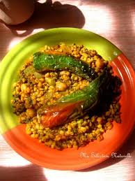 Boulghour Aux Legumes A La Vapeur Borghol Mfawer Boulghour Cuisine Tunisienne Recette