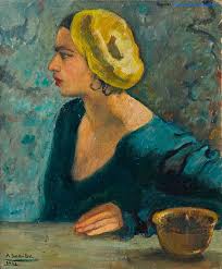 Red hair stickers, painter, knitting, ballerina sticker, planner icons, coffee break sticker, gamer girl,cute girls icon,planner accessories. Famous Portrait Paintings By Amrita Sher Gil Indian Art Ideas