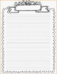 More images for free lined paper with border » Lined Paper Printable With Border World Of Printables Regarding Printable Lined Paper Printable Lined Paper Free Printable Stationery Writing Paper Printable