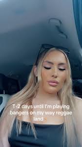 White Girl Singing Reggae in The Car