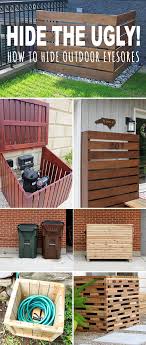 For extra control over your room temperature, choose a small window air conditioner with multiple fan speeds. Hide The Ugly How To Hide Outdoor Eyesores Ohmeohmy Blog