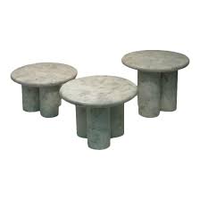 set of three italian resin marble tables marble table antique end tables resin table