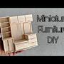 Miniature furniture DIY from www.pinterest.com