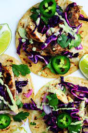 Fish taco cabbage wraps soup loving nicole. Blackened Fish Tacos With Red Cabbage Slaw So Damn Delish
