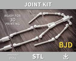 3d Model Joint Kit For Handmade Bjd Doll Stl File For All 3d Etsy In 2021 Bjd Bjd Dolls 3d Printing Toys