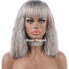Sheer Beauté 13" Short Bob Kinky Straight Wig