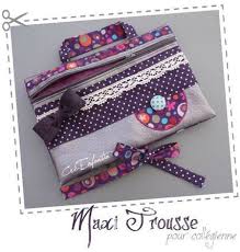 Truc De Fille 01 Creations Pour Enfants Et Sacs En Tissu Tuto Couture Accessoire Pochette Tissus