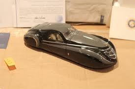1939 Duesenberg Coupe Simone "Midnight Ghost" Black Grey 1:24 Franklin Mint