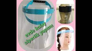 Koruyucu Siper Yuz Maskesi Evde Kolay Siperlik Yapimi Video Derleme Maske Peak Visor Testudo Youtube Videolar Youtube Yuzler