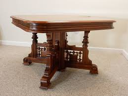 Incredible All Original Eastlake Walnut Dining Table Signed 1876 Dining Table Walnut Dining Table Table Signs
