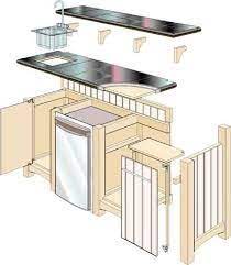 Most standard home bar designs are at least 6' long to accommodate three bar stools or an 8' bar that will give you room for four stools. Diy Bar How To Build A Homemade Bar Home Bar Plans Building A Home Bar Bar Plans