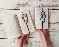 Crochet Bookmark Crochet Lace Bookmark Book Club Etsy Cute Bookmarks Great Teacher Gifts Bookclub Gifts