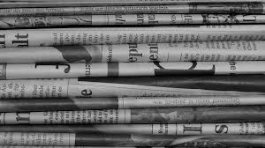 Newspaper alphabet with letters and numbers. Newspaper Background Airwallpaper Com