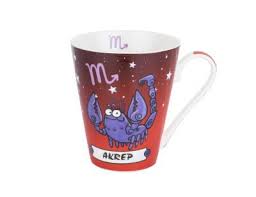 New Bone China Akrep Burcu Kupa 330ml Kupalar Akrep Akrep Burcu