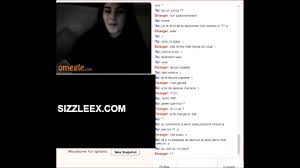 Omegle French teen reveals huge tits to help me