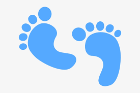 Hybsk 1.5 inch round baby shower stickers, thank you for showering us with so much love blue foot print total 500 labels per roll (blue footprint) 4.8 out of 5 stars. Light Blue Clipart Blue Baby Footprint Sonajas Para Baby Shower Transparent Png 600x468 Free Download On Nicepng